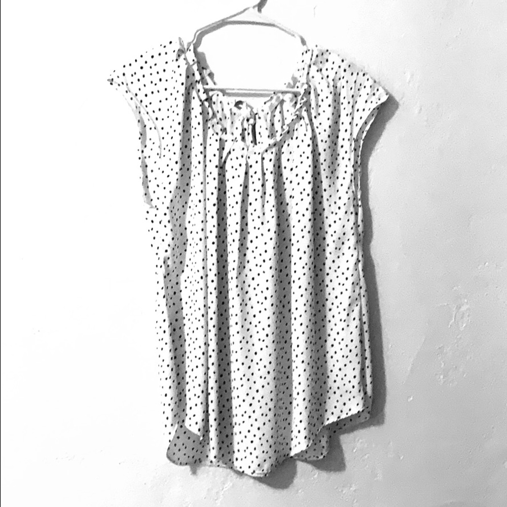 Cap sleeve blouse